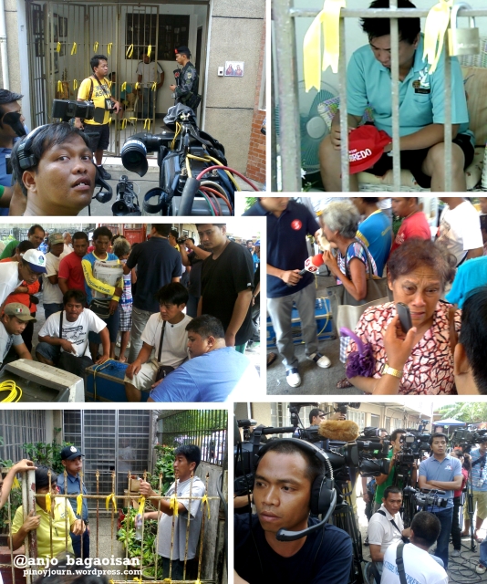 Scenes at Robredo house in Naga after Jesse Robredo's body was recovered (Shots by Anjo Bagaoisan & Allan Zulueta, ABS-CBN News)